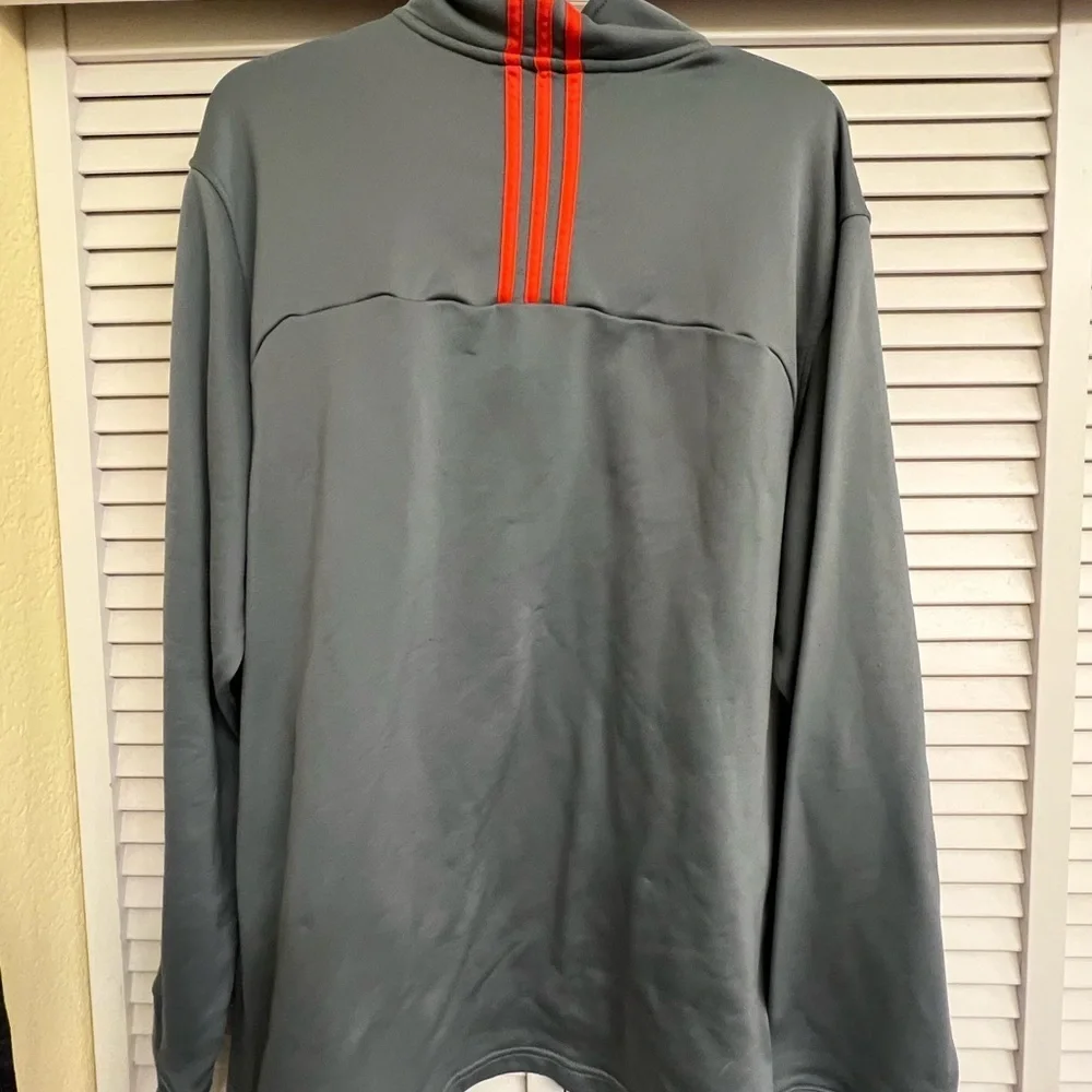 Mens Adidas Half Zip Sweatshirt Dry fit